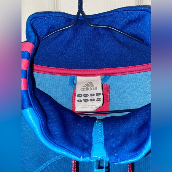 Pink and blue adidas jacket - Picture 2 of 2